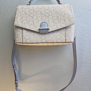 Calvin Klein Leather Crossbody Purse